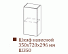 Шкаф навесной Ш350 (Вектор)