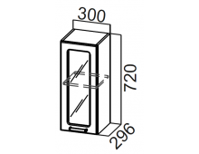 Шкаф навесной Ш300с (Вектор)
