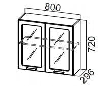 Шкаф навесной Ш800с (Вектор)