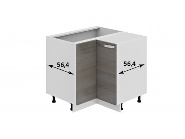 Шкаф нижний угловой НУ90_72_2ДР(НУ) (Ненси)