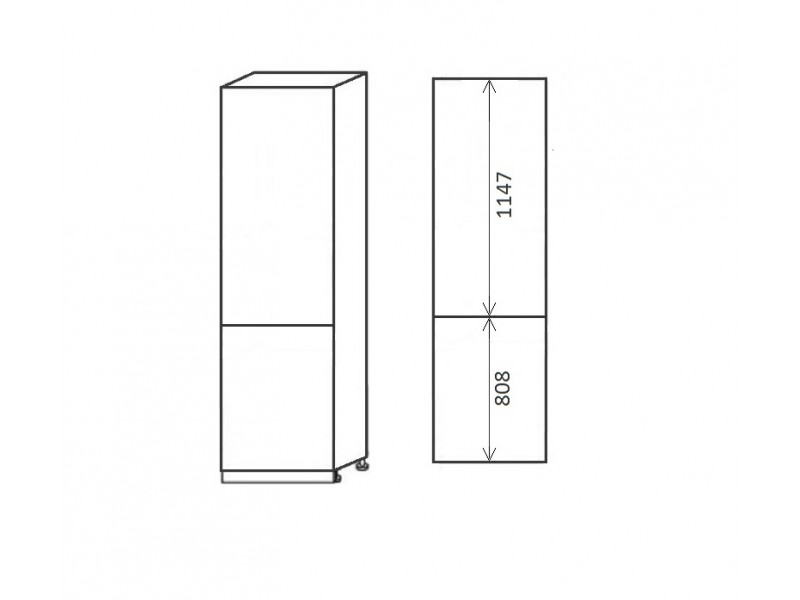 Пенал для встроенного холодильника. ДСВ пенал под духовой шкаф пн 600 м. П 600н пенал (бел). Чертеж холодильник Kuppersberg NFFD 183 beg.